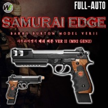 [특가28%] [매장입고] WE Biohazard M92 Samurai Edge Barry Button GEN2 Ver. 핸드건 / Full-Auto *특별가(정가 538,000원)
