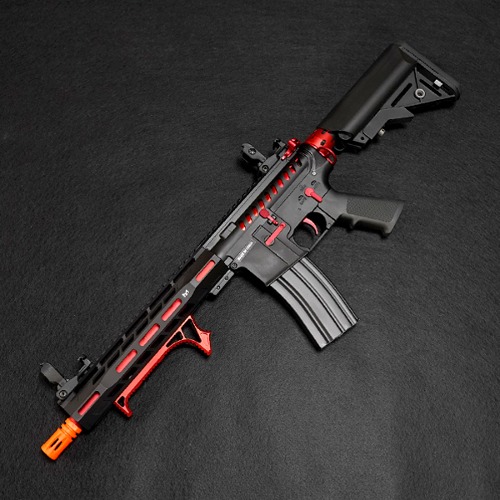 [매장입고] INF M4 Red Skeleton Edition Ver. 전동건 (전자트리거 &amp; CNC Gear set)