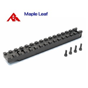 Maple Leaf CNC scope rail with bubble level/ 스코프 레일 @g