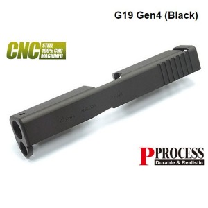 가더社 Steel CNC Slide for MARUI G19 Gen4 (Black) 마루이 글록19 Gen.4/슬라이드 @