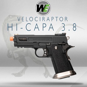 [매장입고-블랙] WE Hi-Capa 3.8 Velociraptor 핸드건