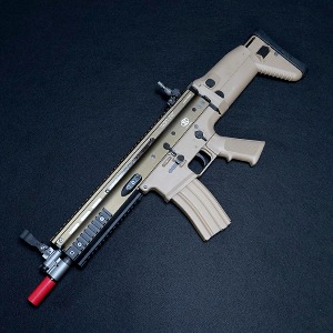 [매장입고] WE CYBERGUN FN SCAR-L TAN Ver. 가스블로우백 / 라이센스 버젼