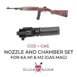 Nozzle and Chamber set for King Arms M1/M2 Series (for GAS Mag) /노즐 챔버 세트