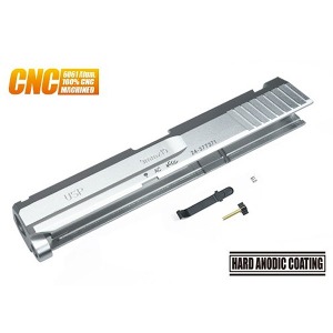 가더 알루미늄 CNC 슬라이드 세트 for MARUI USP (9mm/Silver) Aluminum CNC Slide Set