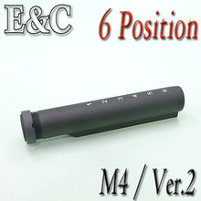 E&amp;C 6 position Stock Tube/ M4/ AEG /스톡 튜브/전동건 @
