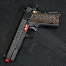 WE. AW Cybergun Colt 1911 Black Ver.핸드건 - 라이센스 모델
