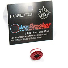 Poseidon ICE Breaker 핸드건용 14mm Piston Head [RED]