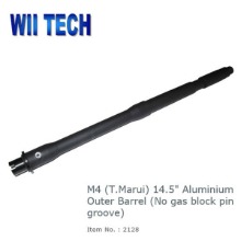 WII Tech社 마루이 M4 MWS 14.5&quot; Aluminium Outer Barrel (No gas block pin groove)