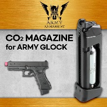 [입고]  CO2 Magazine for ARMY Glock (R17/R19X/R18) @